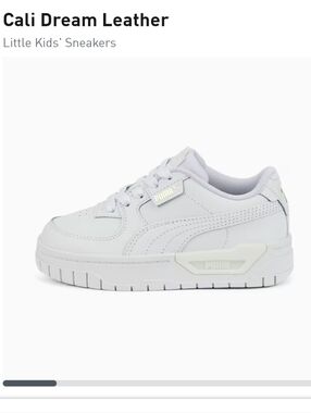 PUMA Cali Dream Leather Little Kids SZ11